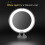 (1672)Makeup Mirror, 10x Magnifying Lighted Vanity Daylight White Led, Portable Illuminated Bathroom 3
