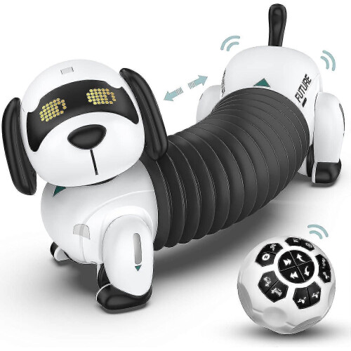 (1706)Kid Remote Control Electronic Dog - Robotic Pet Interactive Robot Animals Smart RC Puppy Programmabl
