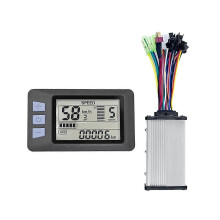 (175)P3h Tableau de bord avec écran LCD + contrôleur à onde sinusoïdale 36 V 350 W pour vélo électrique