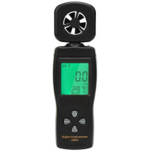 (1900) Anemómetro, medidor de flujo de aire, mini anemómetro digital 0,3-30 m/s