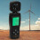 (1900) Anemometer luftflödesmätare, mini digital anemometer 0,3-30 m/s 5