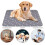 (1924) Tapis d'apprentissage pour chiots, absorbant, lavable et réutilisable, imperméable 3