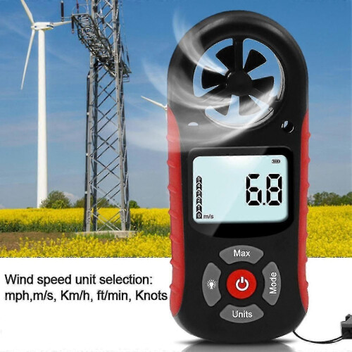 (2090) 8 i 1 handhållen anemometer anemometer LCD-anemometer digital handmätare 1