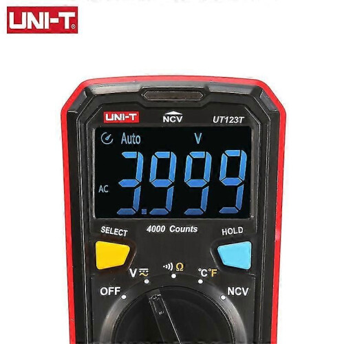 (473)Uni-t Ut123t Digitale Mini Multimeter Tester Auto Dc Ac Voltmeter Frequentie Capaciteit Ohm Meter 1