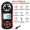 (2090) 8 i 1 handhållen anemometer anemometer LCD-anemometer digital handmätare 3
