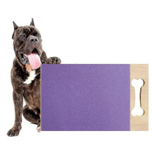 (2118) Krabplank voor honden met snoepdoos, krabplank voor honden, hondennagelvijltrainer