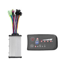 (445)S810 Pantalla LED para bicicleta eléctrica + Controlador de onda sinusoidal de 36 V y 350 W para