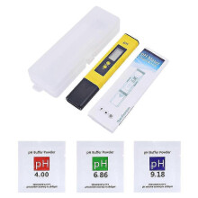 (2115) Medidor de pH portátil para acuarios: detector de pH y calidad del agua (pH02). 3 unidades de