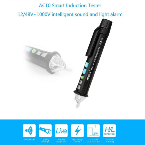(2206)Socket Wall Ac Voltage Detector Indicator 24v-1000v Non Contact Volt Current 2