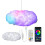 (2370) Lámpara de nube 3D con luz variable multicolor y control remoto inalámbrico 1
