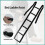 Bed Ladder Assist with Handle Strap, 190cm, Black for Elderly 5