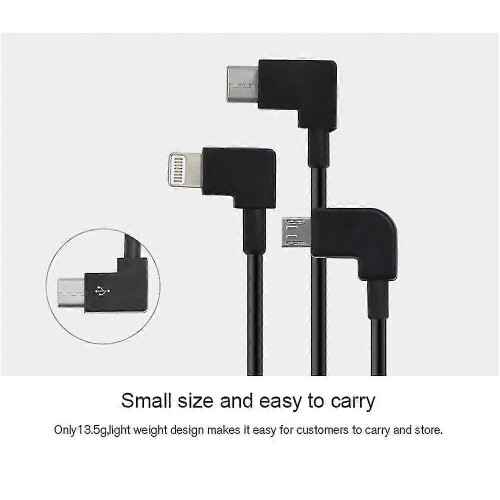 (Micro43895) Drönare Datakabel För Dji Air 2s Kontroll Micro USB Typ-C iOS Android OTG För Dji Mav 2