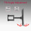 TV Stand with Brackets Silver Rectangle Base 2