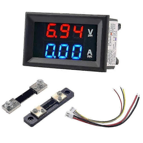 (100v 100a voltmeter45365) DC 100v 10a 50a 100a Digitale voltmeter Ampèremeter Wattmeter Spanning Stroom