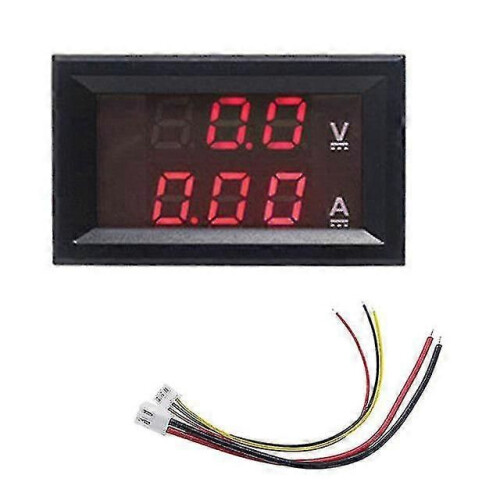 (Rood rood 100a45358) DC 100v 10a 50a 100a Digitale voltmeter Ampèremeter Wattmeter Spanning Stroom