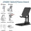 (White45524) Supporto per tablet pieghevole e regolabile, supporto per tablet da tavolo compatto ed 4