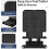 (White45524) Supporto per tablet pieghevole e regolabile, supporto per tablet da tavolo compatto ed 5