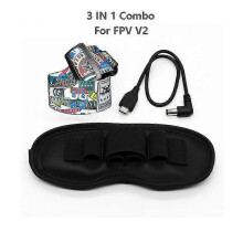 (3-in-1-combo voor V244327) Hoofdband voor Dji Avata FPV-bril V2 Batterijhouder Hoofdband Voeding