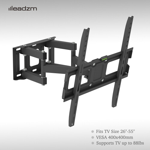 TV Stand with Brackets Silver Rectangle Base 2