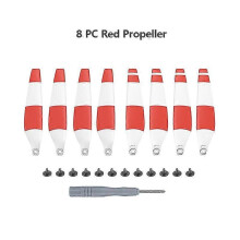 (8 stuks rood44349) Voor Mini 3 Pro Propellerhouder Beschermfolie Bril Landingsgestel Joysticker Motorhoes