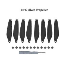(8 stuks zilver 44348) Voor Mini 3 Pro Propellerhouder Beschermfolie Bril Landingsgestel Joysticker
