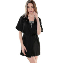 (Solo M-Sling44353) Lingerie sexy, pigiama con bretelle in pizzo, vestaglia e abbigliamento da notte