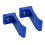 (Blue45764) 2 st. motorcykelfotpedaler, modifieringstillbehör, passar till pegstöd 43cc 47cc 49cc 2