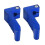 (Blue45764) 2 st. motorcykelfotpedaler, modifieringstillbehör, passar till pegstöd 43cc 47cc 49cc 1