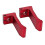 (Red45763)2pcs Motorcycle Foot Pedal Modification Accessories Fit For Peg Rest 43cc 47cc 49cc 2