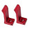 (Red45763)2pcs Motorcycle Foot Pedal Modification Accessories Fit For Peg Rest 43cc 47cc 49cc 3