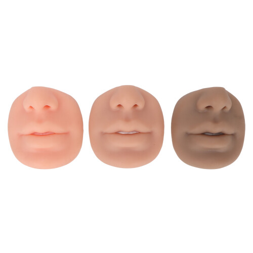3-Farben-Silikon-Nasenmodell, 7  7,5  4,2 cm 1