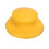 16PCS Hand Sanding Block Set, Round Hook & Loop, 1.4” Yellow 16