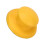16PCS Hand Sanding Block Set, Round Hook & Loop, 1.4” Yellow 1