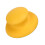 16PCS Hand Sanding Block Set, Round Hook & Loop, 1.4” Yellow 14