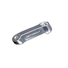 (M8 Positief-Zilver45918) Qx Aluminium Motorfiets Achteruitkijkspiegel Verlenghouder Motorfiets Verhoger