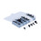 100pcs Auto Fasteners Clips Push Rivets 6 Size for 2