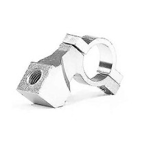 (Silver46015) Qx 7-8 inch motorfiets stuur spiegelbeugels universele montage adapter achteraanzicht