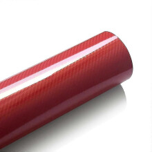 (Red46052) 100*30/10cm hoogglanzende 5d koolstofvezel wrapvinylfolie motorfiets tablet stickers en