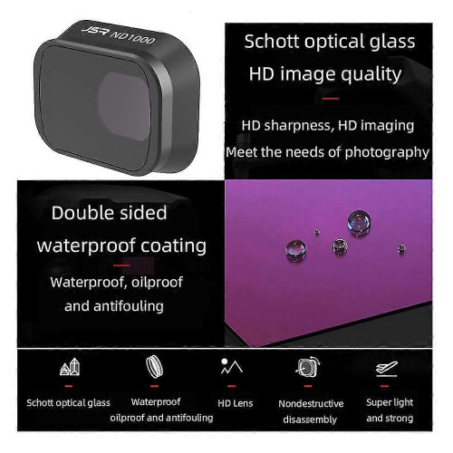 (3 PC MIX44710) Drone Filter Kit voor Dji Mini 3 Pro Neutral Density Polar Camera Accessoires UV Nd 1