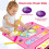 Musical Dance Mat Piano Keyboard & Drum Mat with 2 Sticks Pink 3