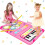 Musical Dance Mat Piano Keyboard & Drum Mat with 2 Sticks Pink 5