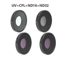 (4 PC MIX44824) Cameralensfilter voor Dji Osmo Action 3 onderdelen 8/16/32/64 Nd Ndpl Mcuv Night Star-filter