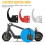 (Black44870)Electric Scooter Front Hook for Ninebot MAX G30 Kick Electric Scooter Storage Hook Hanger 3