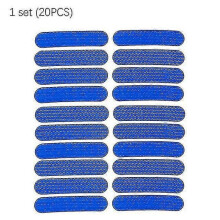 (Blue44903) 20 autocollants réfléchissants de protection nocturne pour pièces de trottinette électrique