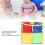 4pcs PVC Kids Educational Dice Toy – Stacking Blocks, Parent Child Learning 10