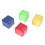 4pcs PVC Kids Educational Dice Toy – Stacking Blocks, Parent Child Learning 4