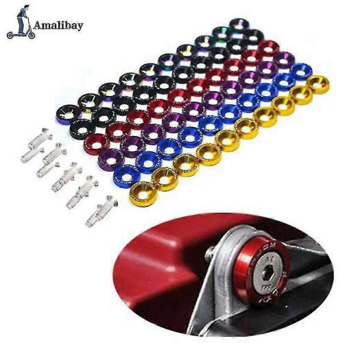 (Silver44831) 10 vis de fixation pour trottinette Dualtron 1, 2 et 3 Thunder Eagle, avec rondelles. 1