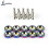 (Silver44831) 10 vis de fixation pour trottinette Dualtron 1, 2 et 3 Thunder Eagle, avec rondelles. 1