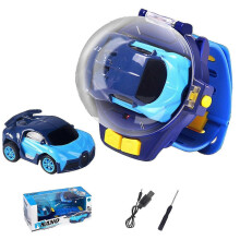 (Alliage bleu 46335) Voiture télécommandée électrique lumineuse pour enfants et garçons
