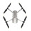 (Silver        aa44952)8PCS Replacement Low Noise 8331/8330 Propeller for DJI MAVIC PRO Platinum Drone 2